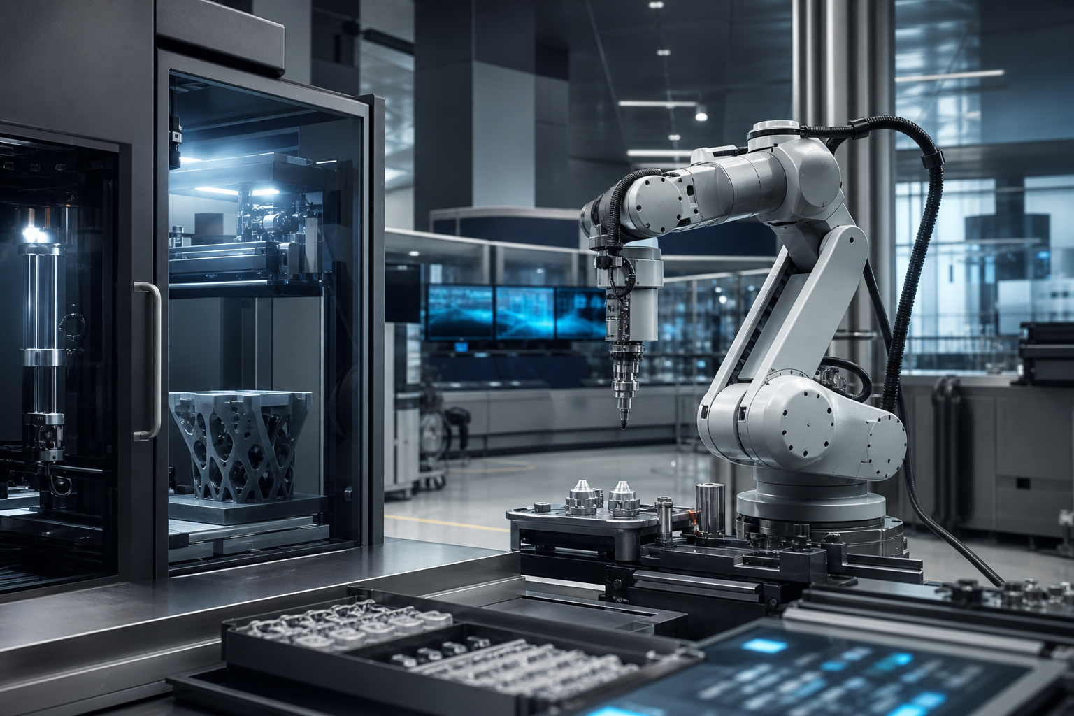 Modern industrial automation and additive manufacturing